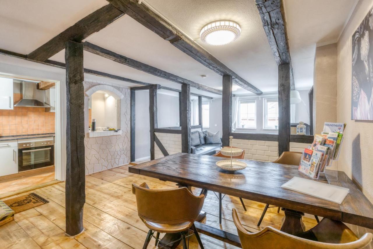 Ferienwohnungen Ziesing Am Schlossberg 크베들린부르크 외부 사진